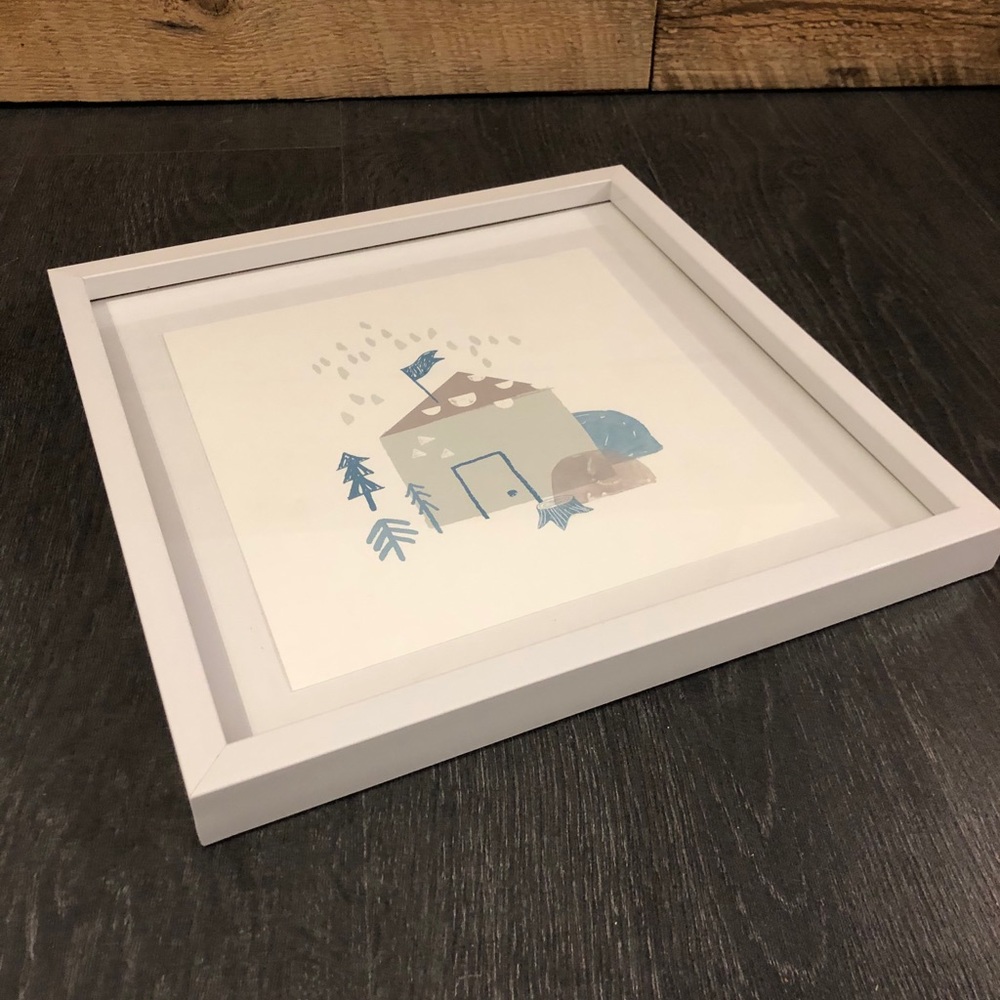 Framed wall decorative poster